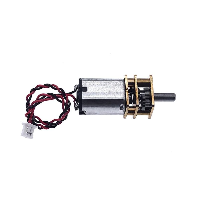 1Pcs G12-N20 Micro Metal Gear Motor with Gearwheel DC Motors Reduction motor D shaft 3V-9V rated voltage 6V rated speed 66RPM on Sale