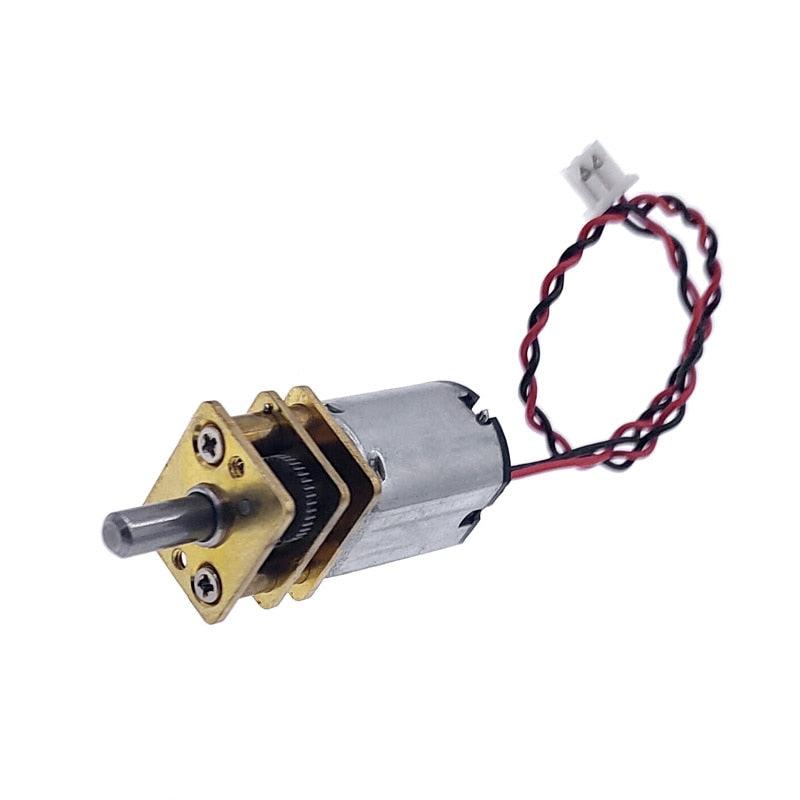 1Pcs G12-N20 Micro Metal Gear Motor with Gearwheel DC Motors Reduction motor D shaft 3V-9V rated voltage 6V rated speed 66RPM on Sale