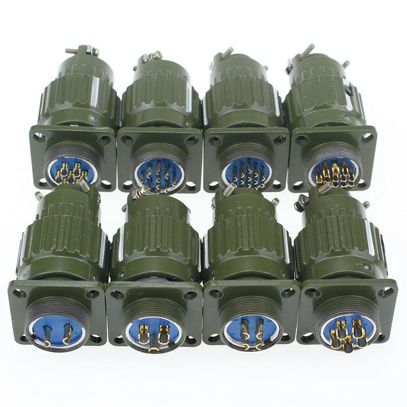 1set 21mm Y2M YP21 2/3/4/5/7/10/14/16 Pin aviation plug aviation socket cable joint Stepper Motor Aviation Connector Plug socket Online Hot Sale