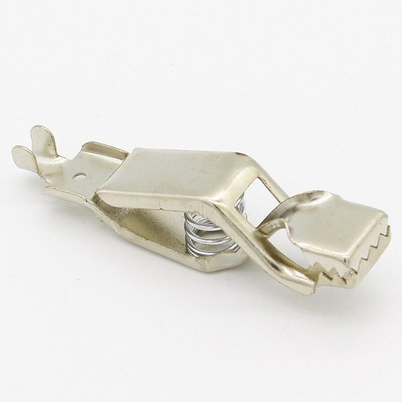 2 PCS Sheathed Alligator Clips Electrical DIY Test Leads Alligator Double-Ended Crocodile Clips Roach Electrical Jumper Wire Sale
