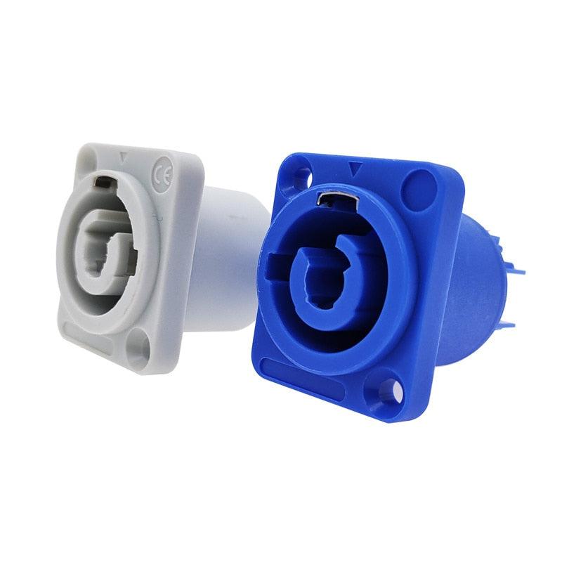 1PCS Stage Light LED Power Cable Plug socket 3 pin Panel PowerCon professional audio power plug Connector Online Hot Sale