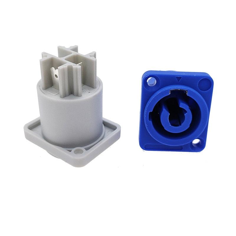 1PCS Stage Light LED Power Cable Plug socket 3 pin Panel PowerCon professional audio power plug Connector Online Hot Sale