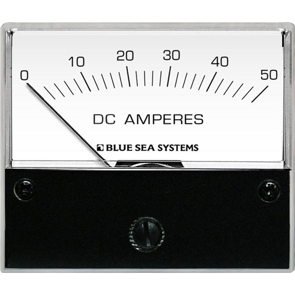 Blue Sea 8022 DC Analog Ammeter – 2-3/4 Face, 0-50 AMP DC [8022] Hot on Sale