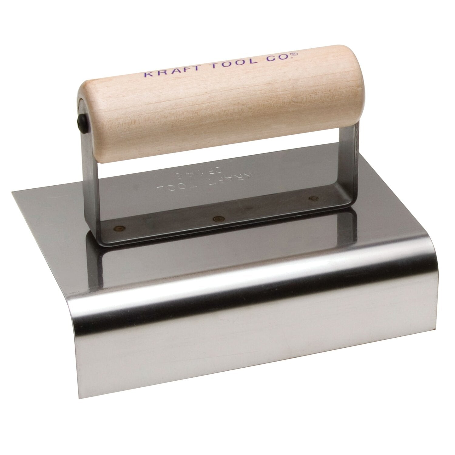 Kraft Tool CF146 6″ x 4″ 1/2″R Outside Curb & Sidewalk Tool with Wood Handle Online now