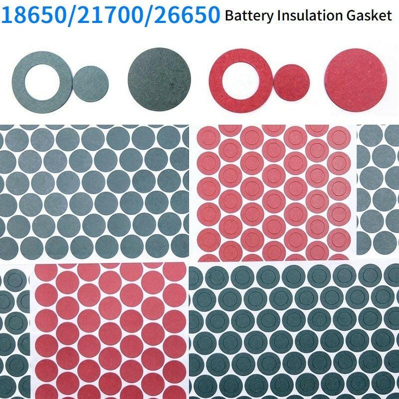 20/500pcs 18650 21700 26650 Li-ion Battery Insulation Gasket Pack Cell Barley Adhesive Paper Glue Fish Electrode Insulated Pads Sale