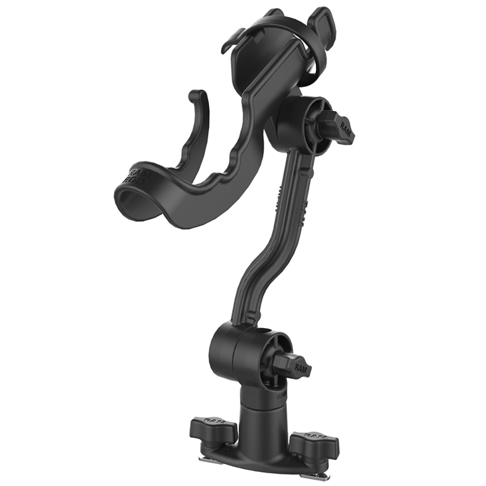 RAM Mount RAM-ROD Rod Holder with Spline Post, Extension Arm and Track Base [RAP-114-PA-421] Supply