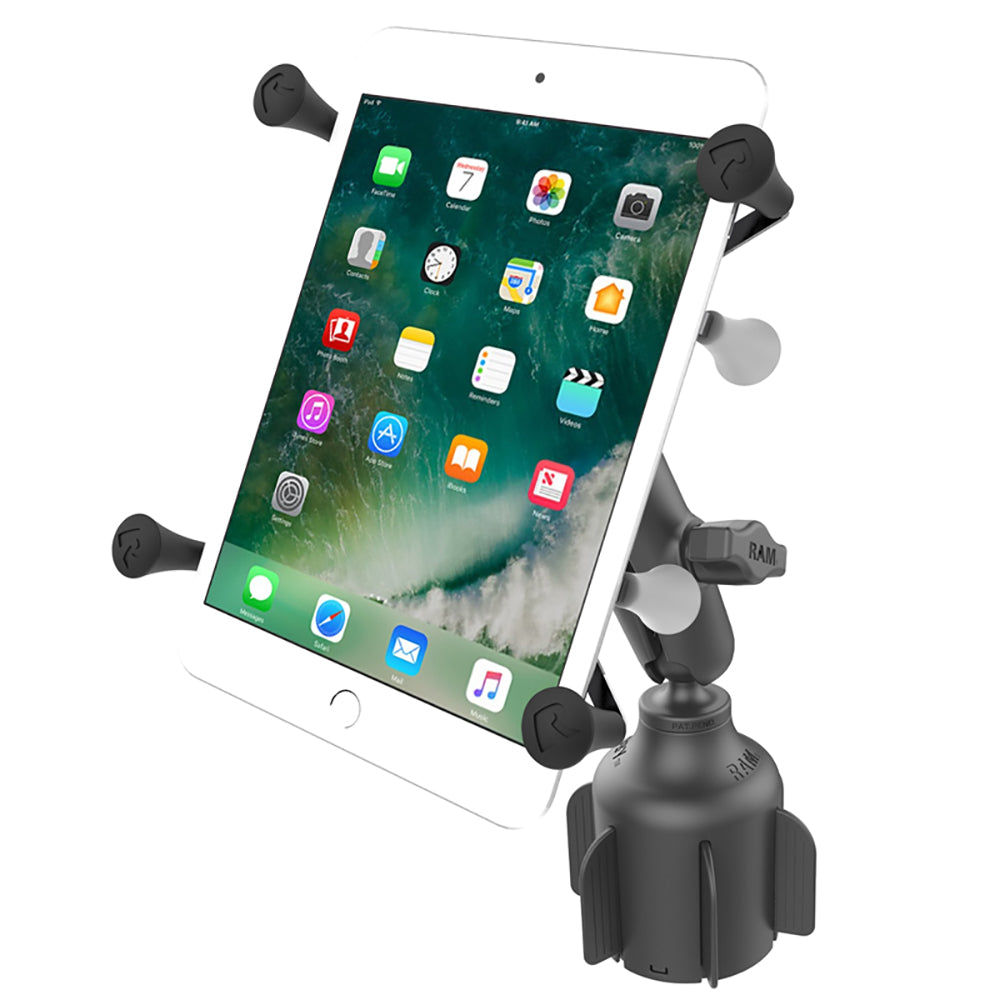 RAM Mount RAM X-Grip f/7″-8″ Tablets w/RAM Stubby Cup Holder Base [RAP-B-299-4-UN8U] Online Hot Sale