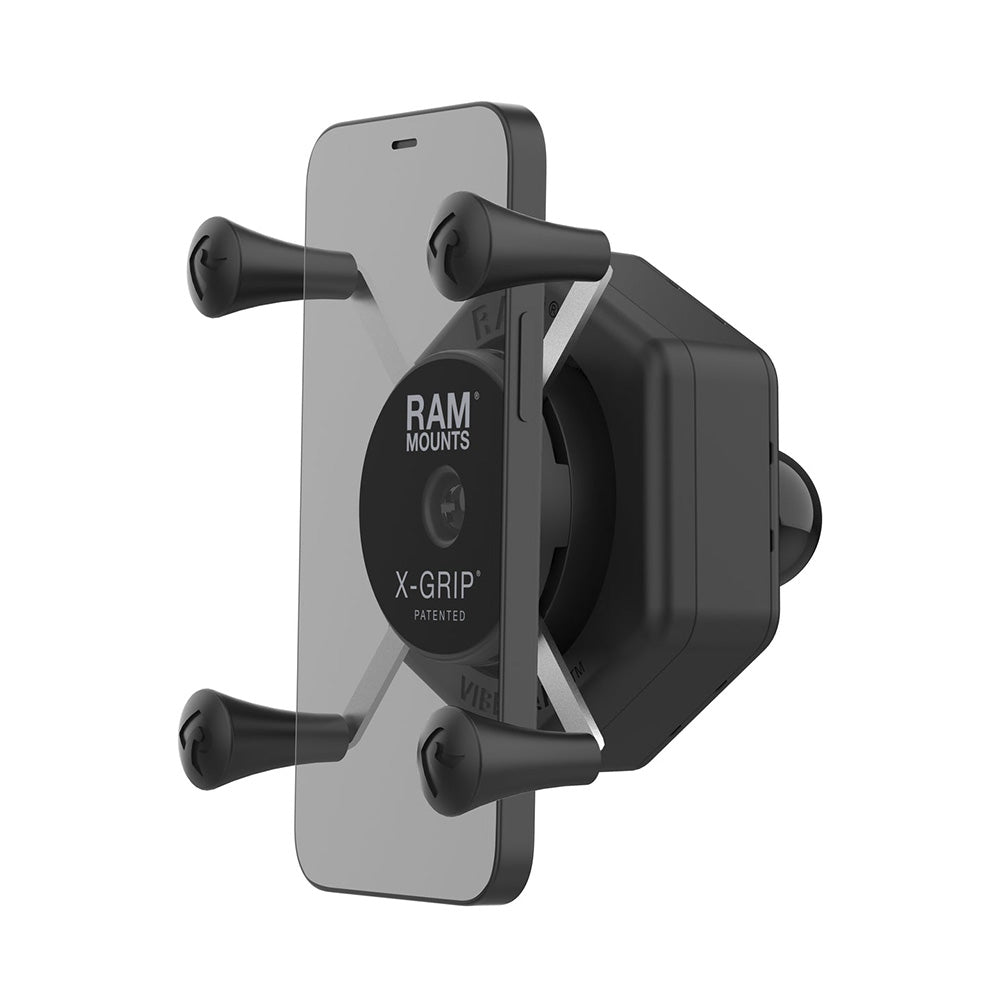 RAM Mount RAM X-Grip Phone Holder w/Ball  Vibe-Safe Adapter [RAM-HOL-UN7B-462] Online Sale
