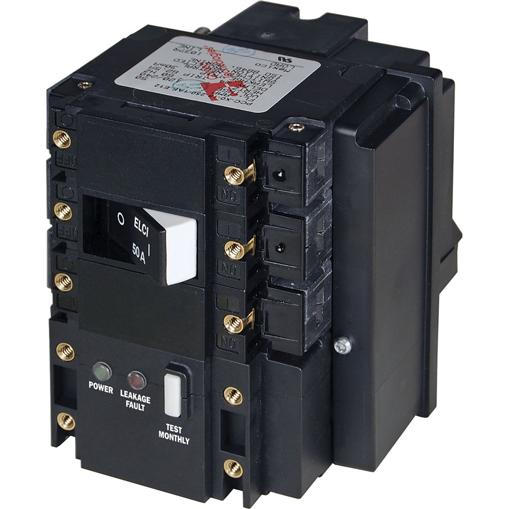 Blue Sea C-Series ELCI Main Circuit Breaker – 120/240V AC 50A [3104] Discount
