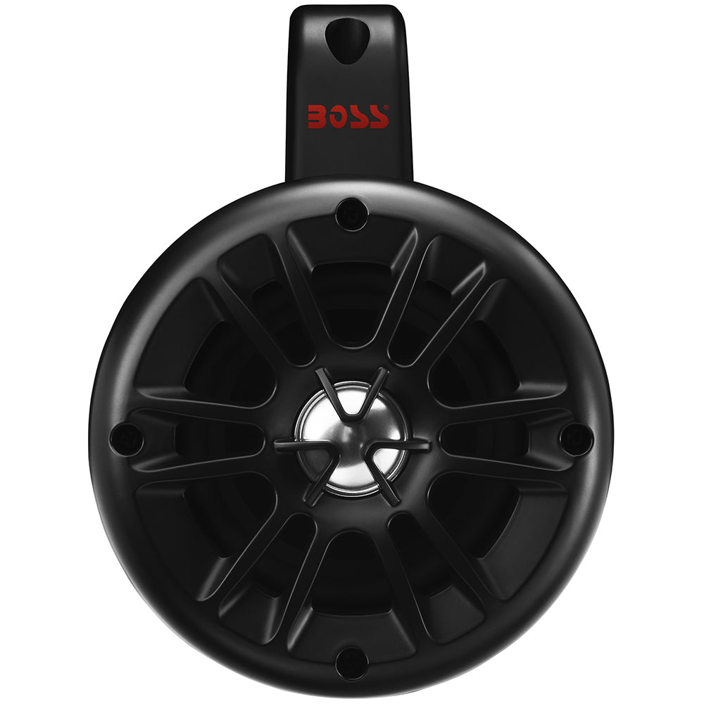 Boss Audio 4″ BM40AMPBT Amplified Waketower Speakers – Matte Black – 500W [BM40AMPBT] Online