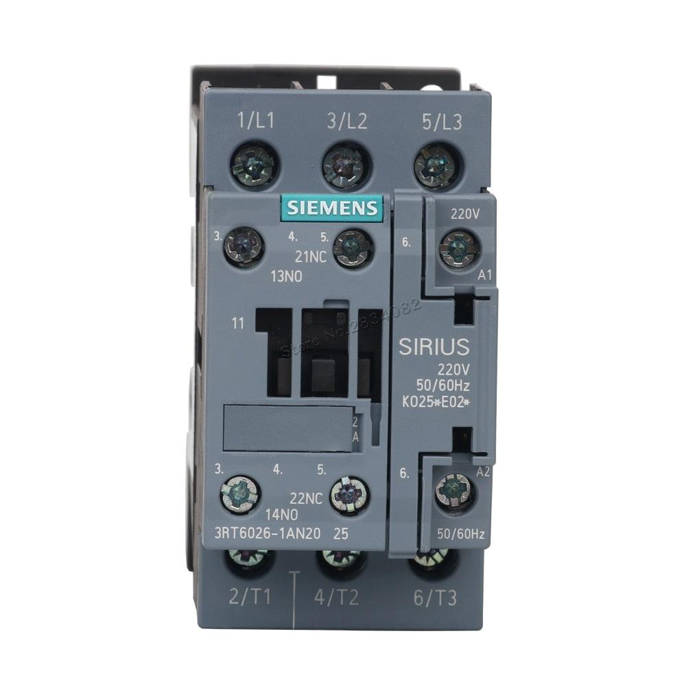 25A AC Contactor 220V 380V 50/60Hz Coil Voltage AC220V 3NO+1a1b Contactor 3RT6026-1AN20 SIEMENS on Sale