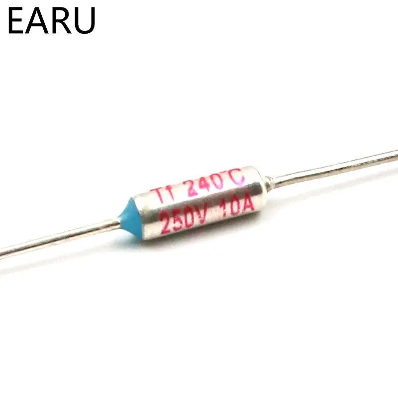 20Pcs TF 240 Celsius Degrees Temperature Circuit Cut Off Thermal Fuse Discount