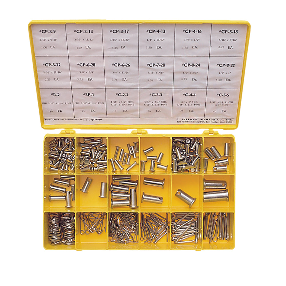 C. Sherman Johnson Cotter, Ring  Clevis Pin Parts Kit [37-503] Sale