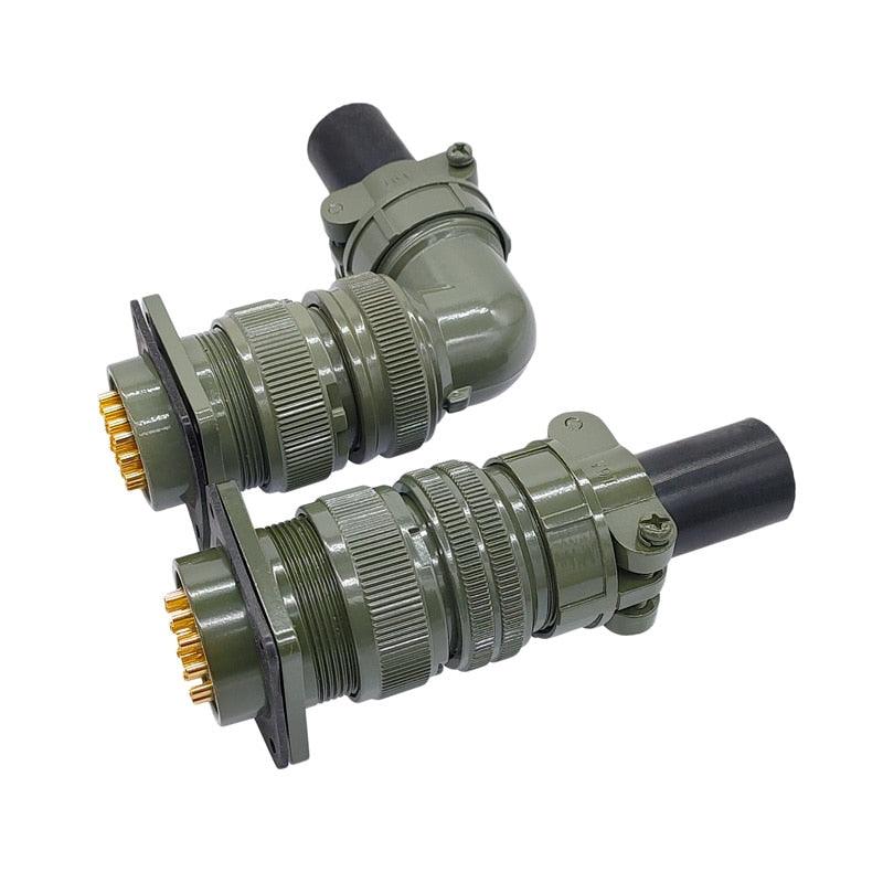 24-7 24-28 Military Specification Connector MIL STD 5015 MIL-C Circular Connectors MS3102 Socket MS3106 MS3108 Plug on Sale
