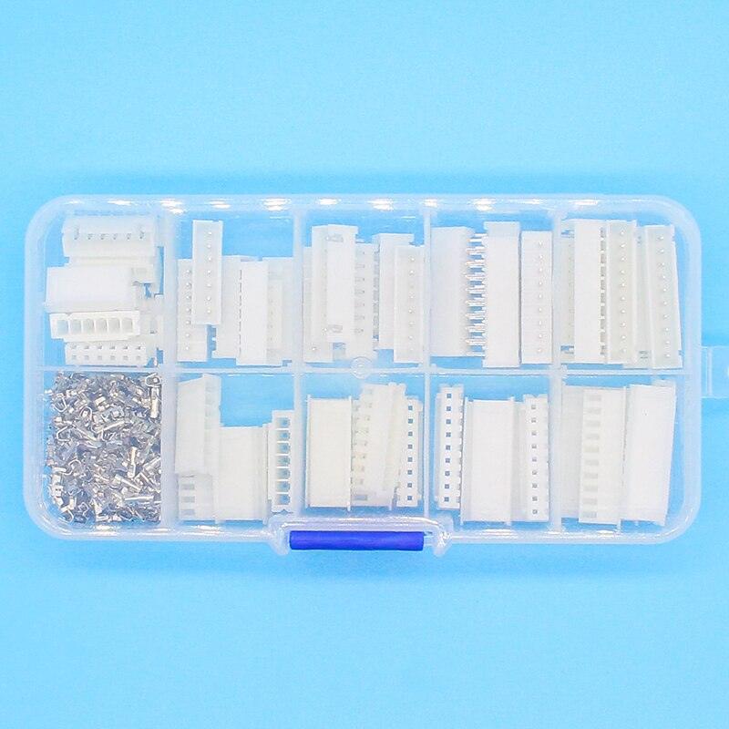 25 sets Kit in box 6p 7p 8p 9p 10 pin 2.54mm Pitch Terminal / Housing / Pin Header Connector Wire Connectors Adaptor XH Kits Online