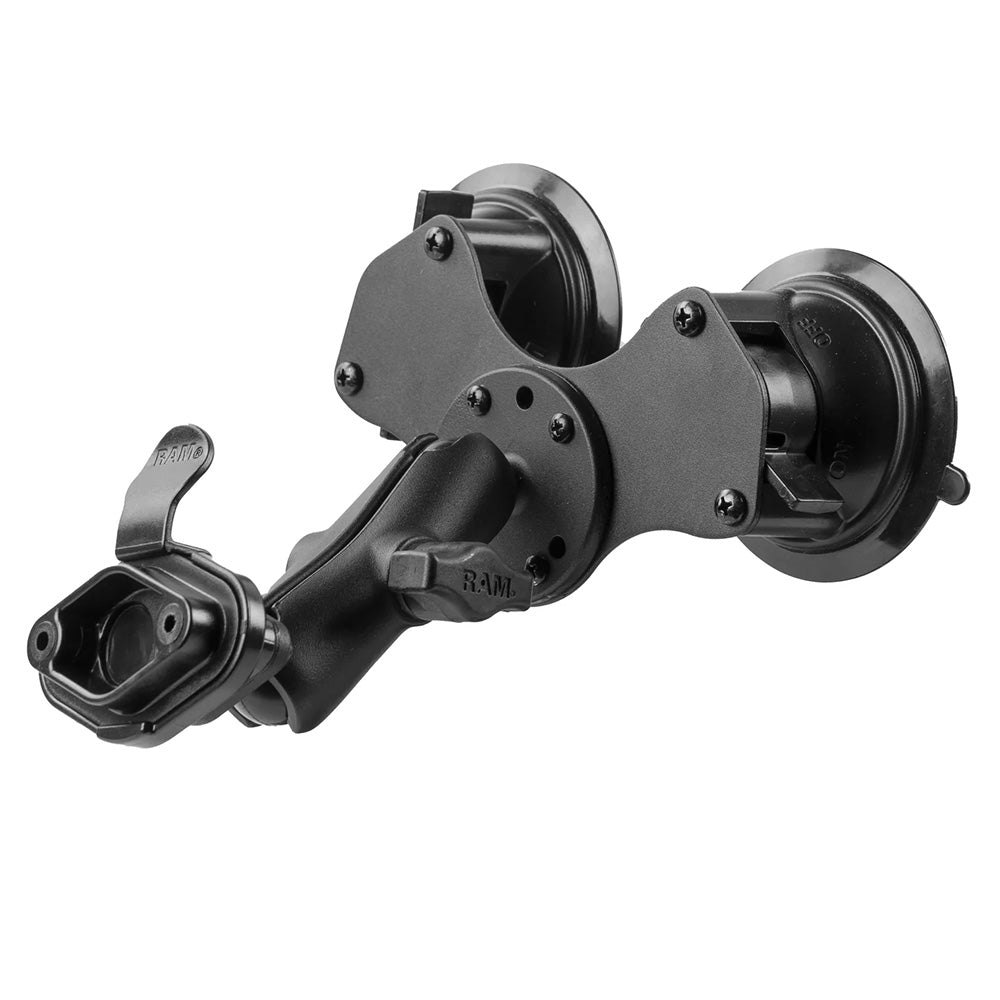 RAM Mount Twist-Lock Dual Suction Mount w/Quick Release Adapter [RAM-B-189-326U] on Sale