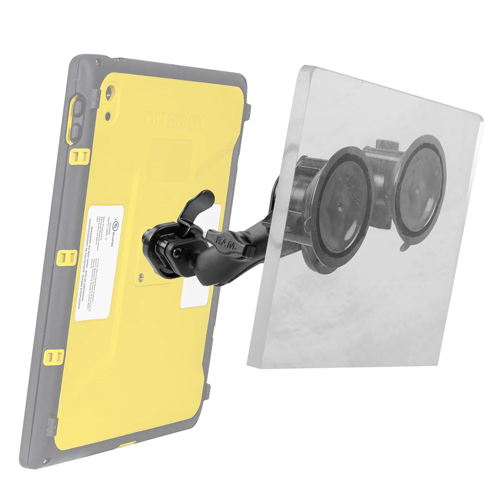 RAM Mount Twist-Lock Dual Suction Mount w/Quick Release Adapter [RAM-B-189-326U] on Sale