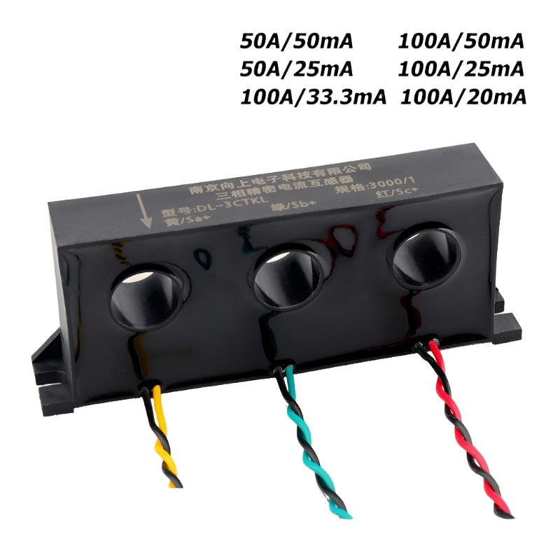 3 Phase Transformer Current DL-3CTKL 100a/50mA 1:2000 100A/25mA 4000:1 Discount