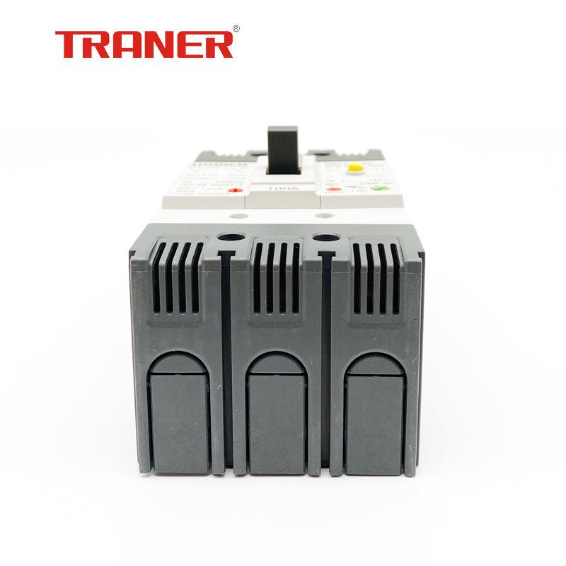 3 Pole ELCB TREF2-125 Time Delay 15-125A Adjustable Mould Case Earth Leakage Circuit Breaker Online