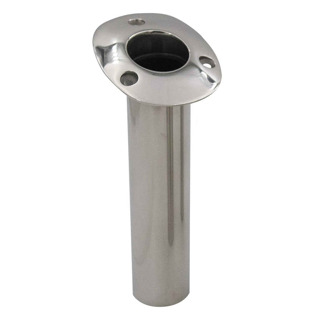 C.E. Smith 70 Series Standard Flush Mount Rod Holder – 15 Degree – Stainless Steel – Cast Bottom – Black Liner [536710C] Online
