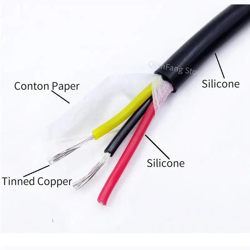 2M/5M Sheath Wire Super Soft Flexible Silicone Rubber/ 2-8 Cores optional Online