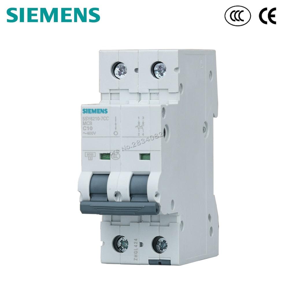 2P C10 Mini Circuit Breaker MCB 5SY6210-7CC 2P 400V  10A SIEMENS Discount