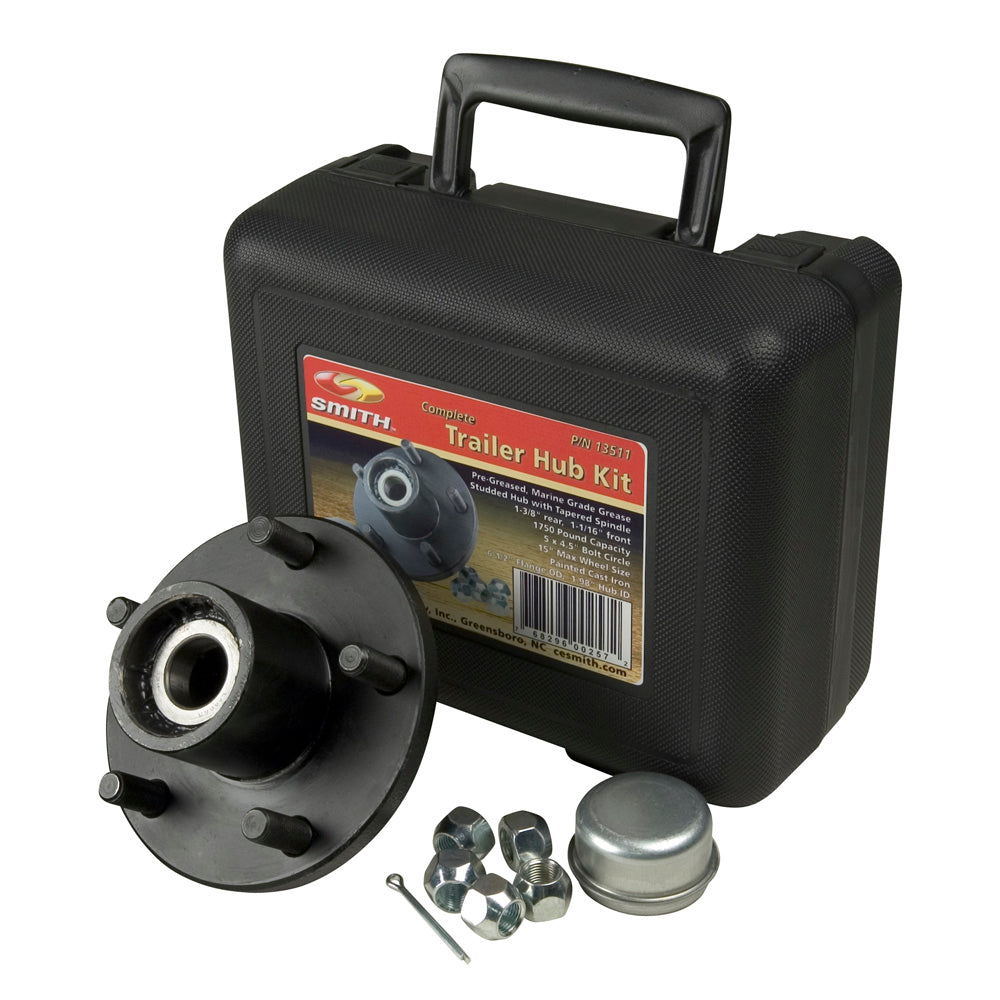 C.E. Smith Trailer Hub Kit Package 1-1/16″ Stud 5 x 4-1/2 [13311] on Sale
