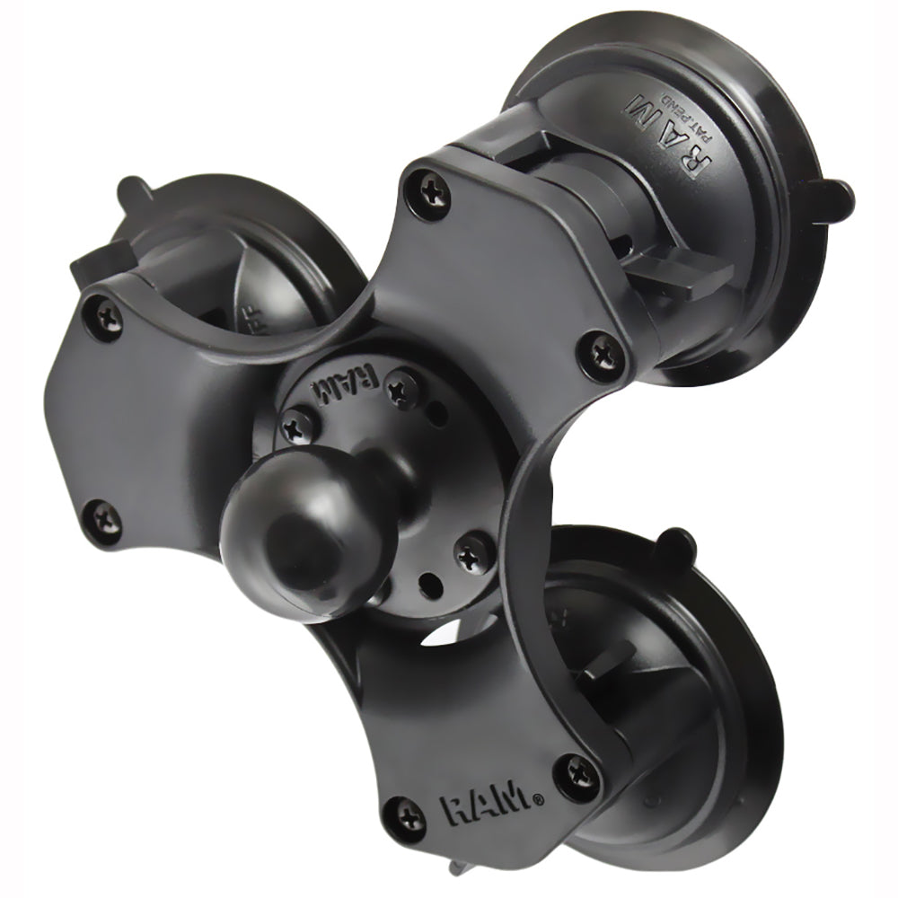 RAM Mount Triple Suction Cup Base w/1.5″ Diameter Ball [RAP-365-224-1U] Discount
