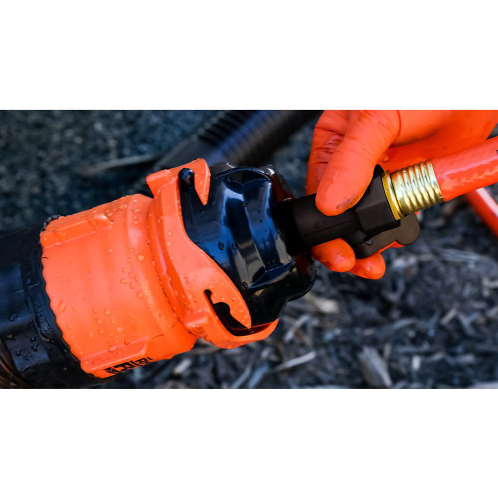 Camco RhinoFlex 10 Clean Out Hose w/Rinser Cap – 5/8″ Internal Diameter [22999] Fashion