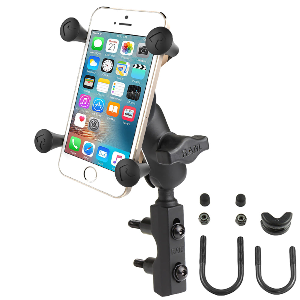 RAM Mount X-Grip Phone Mount w/Motorcycle Brake/Clutch Reservoir Base [RAM-B-174-A-UN7U] Sale