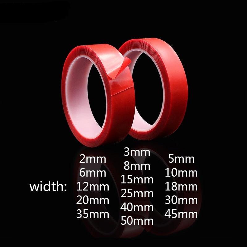 3M 5mm  6mm  8mm 10mm 12mm 15mm Double Sided Adhesive Super Strong Transparent Acrylic Foam Adhesive Tape  No Traces Sticker Hot on Sale