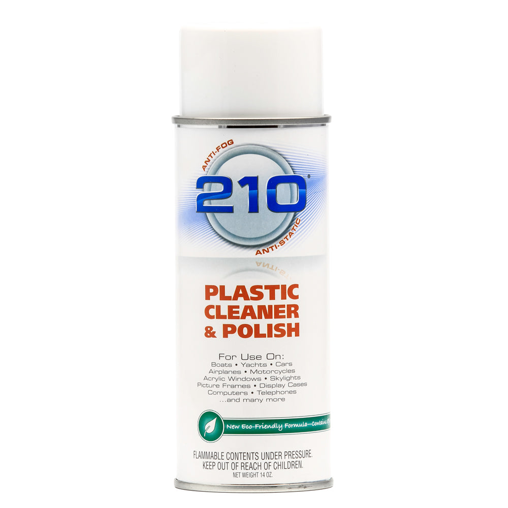 Camco 210 Plastic Cleaner Polish 14oz Spray [40934] Supply