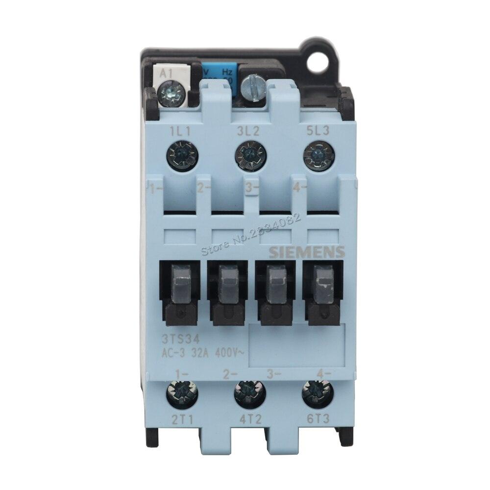 32A AC Contactor 220V 50/60Hz Coil Voltage AC 24V 110V 220V 380V Contactor 3TS34 00-0XM0 SIEMENS on Sale