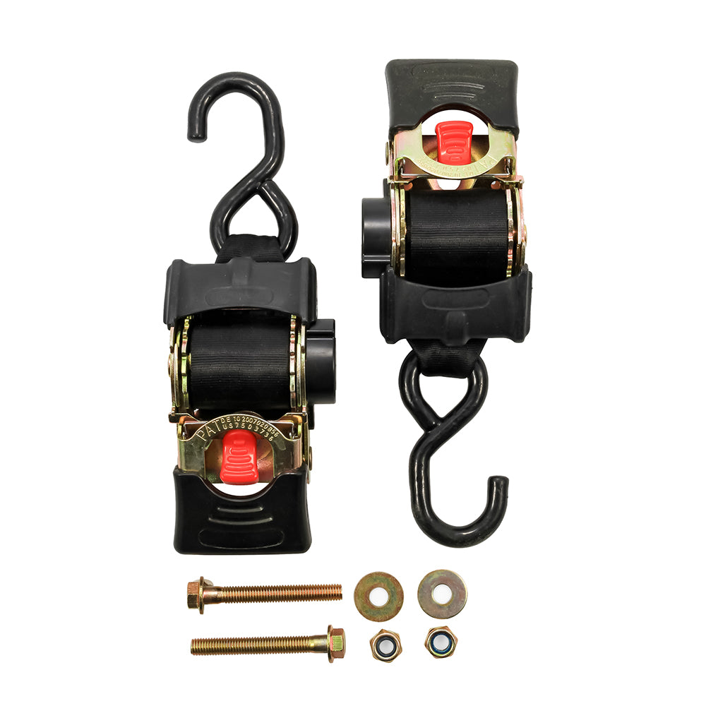 Camco Retractable Tie Down Straps – 2″ Width 5.5 Bolt On [50030] Online now