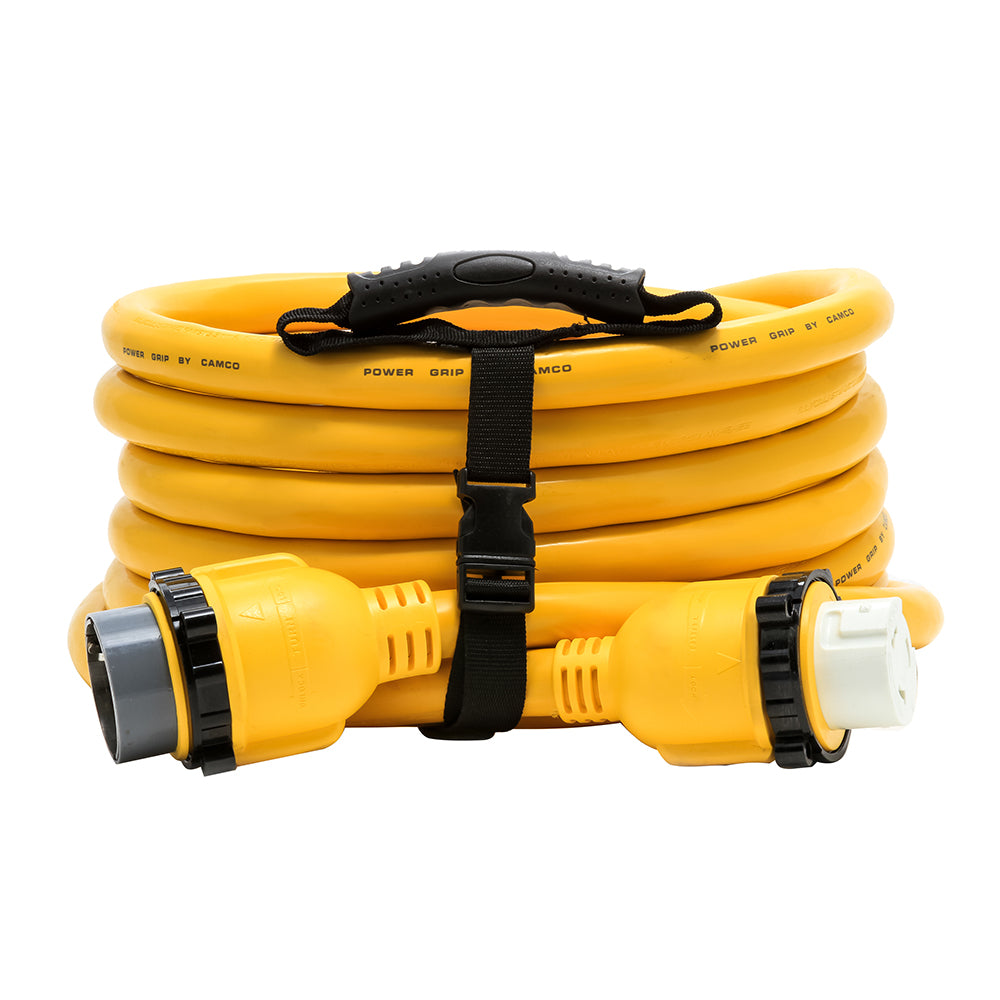 Camco 50 Amp Power Grip Marine Extension Cord – 25 M-Locking/F-Locking Adapter [55621] Online Hot Sale