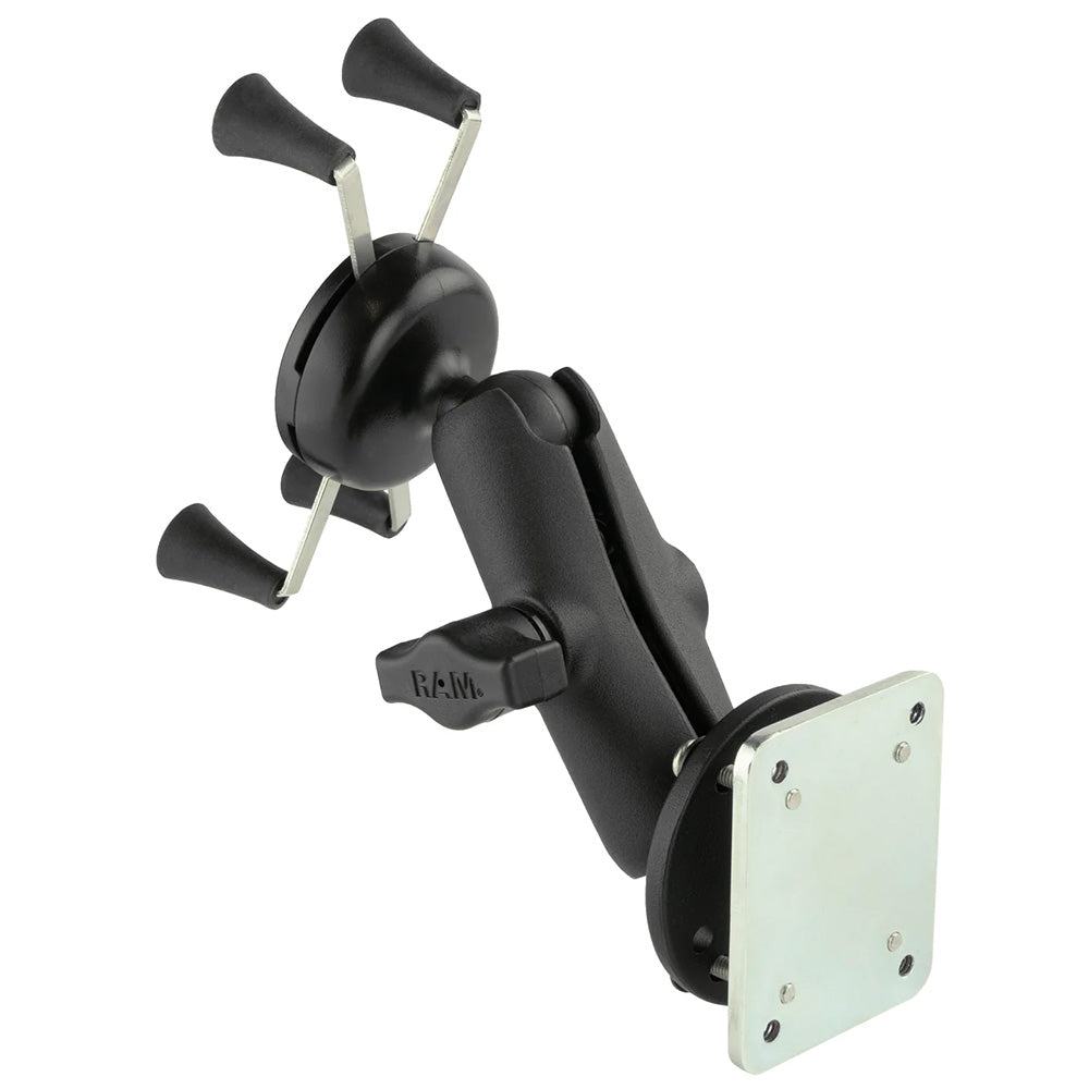 RAM Mount X-Grip Phone Mount w/Drill-Down Base  Backer Plate [RAM-B-138-UN7-225B2U] Supply