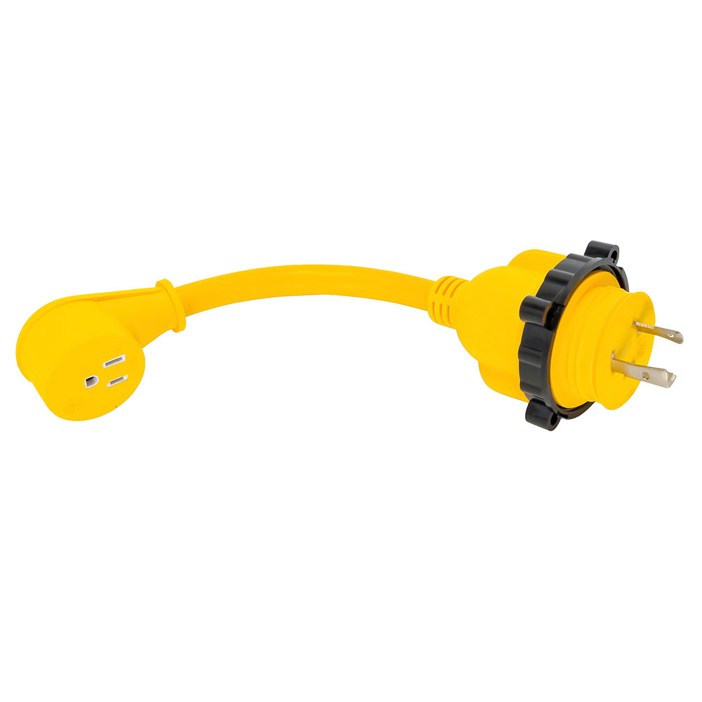 Camco 30AM/15AF Power Grip Marine 12″ Dogbone – M-Locking/90F Adapter [55616] Discount