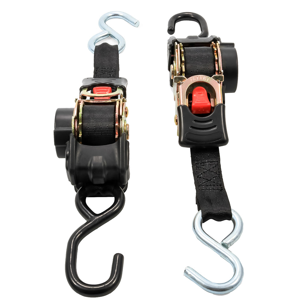 Camco Retractable Tie-Down Straps – 1″ Width 6 Dual Hooks [50033] Online now