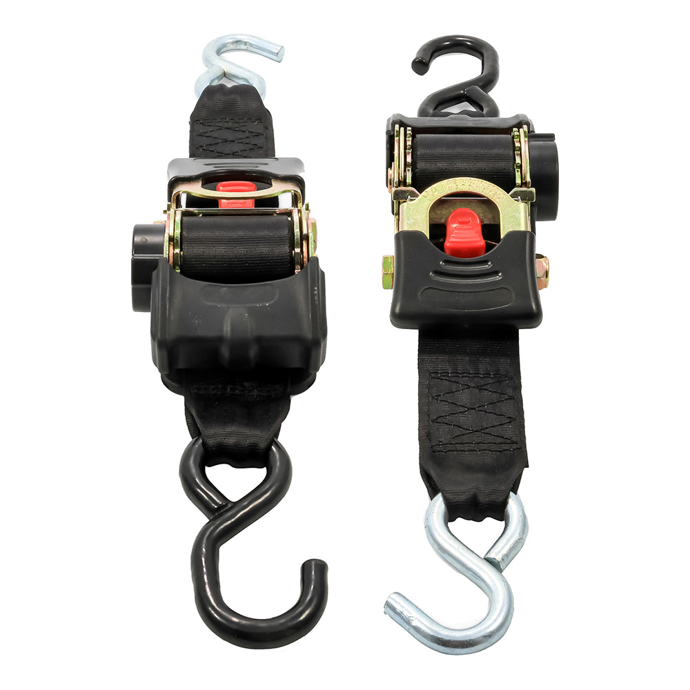 Camco Retractable Tie Down Straps – 2″ Width 6 Dual Hooks [50031] Online Sale