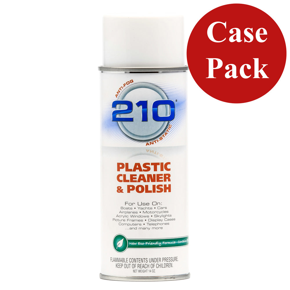 Camco 210 Plastic Cleaner Polish – 14oz Spray – Case of 12 [40934CASE] Online Hot Sale