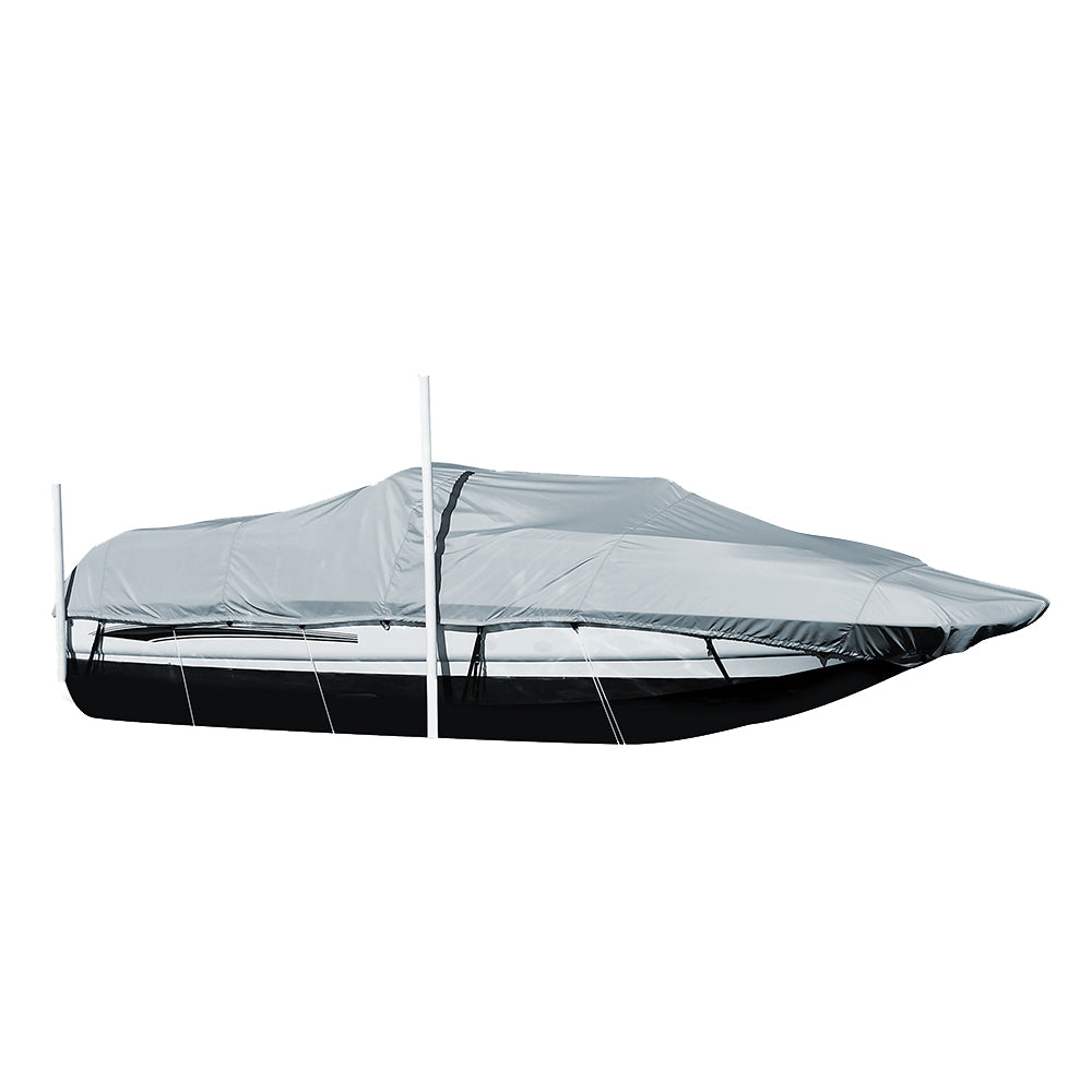 Carver Performance Poly-Guard Styled-to-Fit Boat Cover f/20.5 Sterndrive Deck Boats w/Walk-Thru Windshield – Grey [95120P-10] Sale