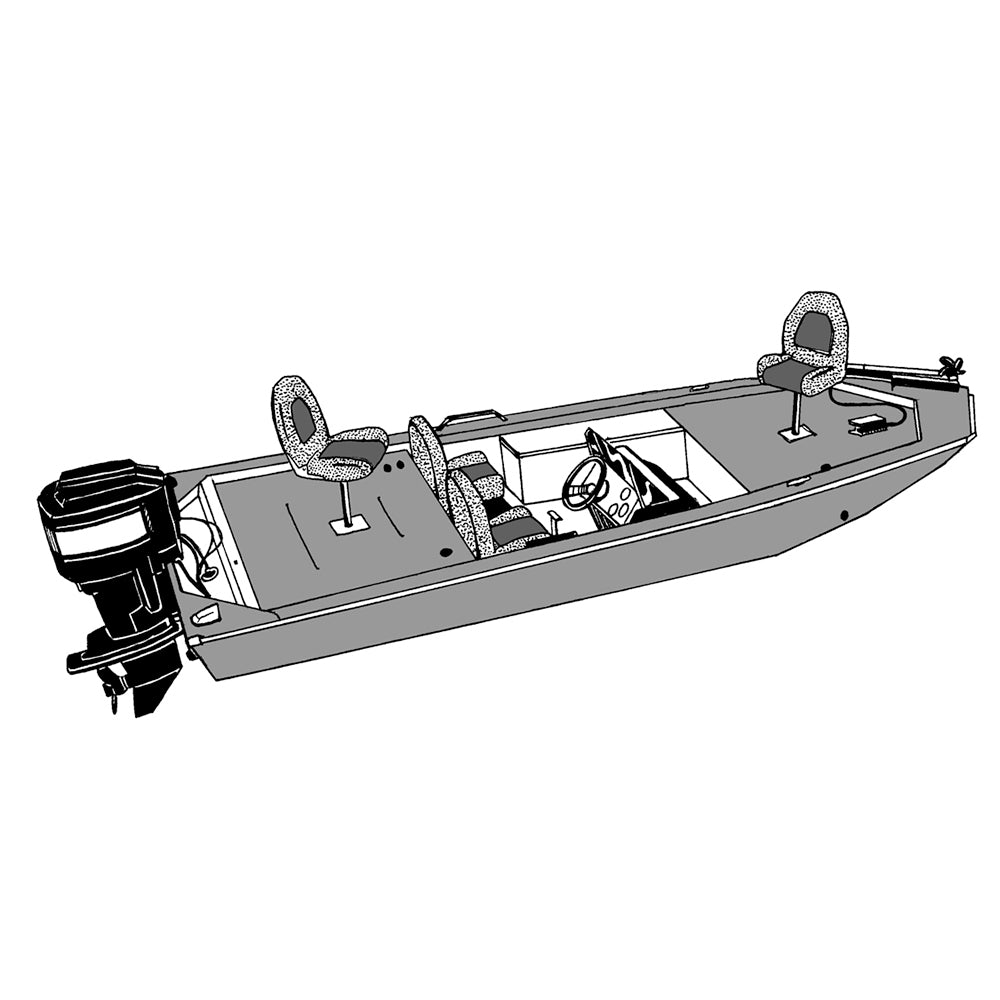 Carver Performance Poly-Guard Styled-to-Fit Boat Cover f/18.5 Jon Style Bass Boats – Shadow Grass [77818C-SG] Online