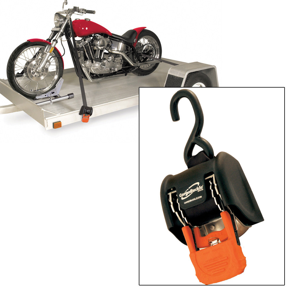 CargoBuckle G3 Retractable Ratchet Tie-Down – 2″ x 72″ – Pair [F18800] on Sale