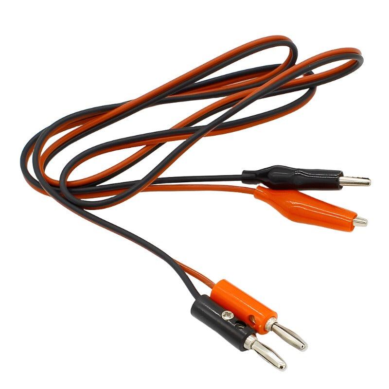 4mm Injection Banana Plug Alligator Clip Test Cable Leads 1M For Testing Probe Online Hot Sale