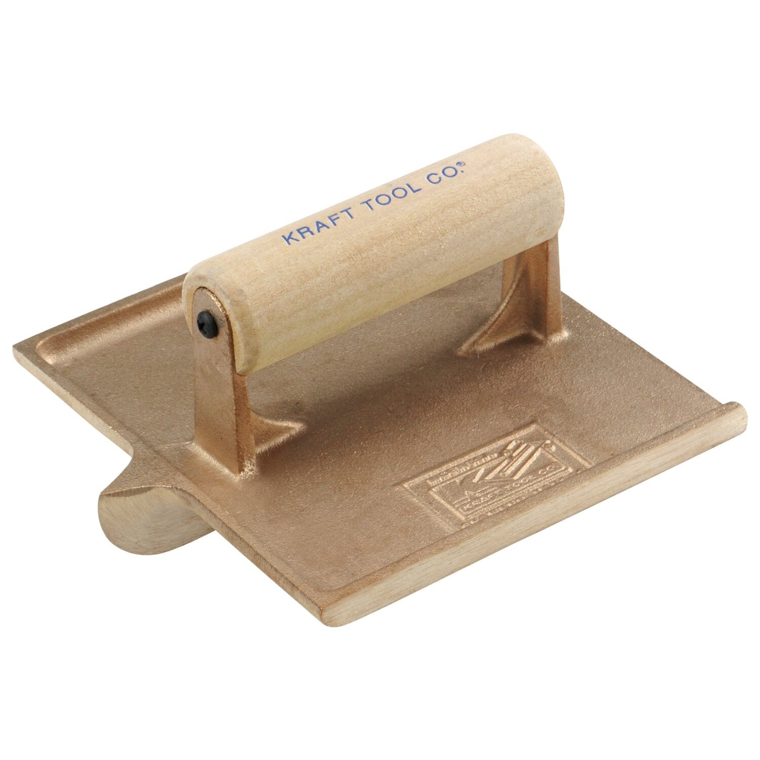 Kraft Tool CF319 6″ x 6″ 3/8″R Bronze Hand Groover with Wood Handle Hot on Sale