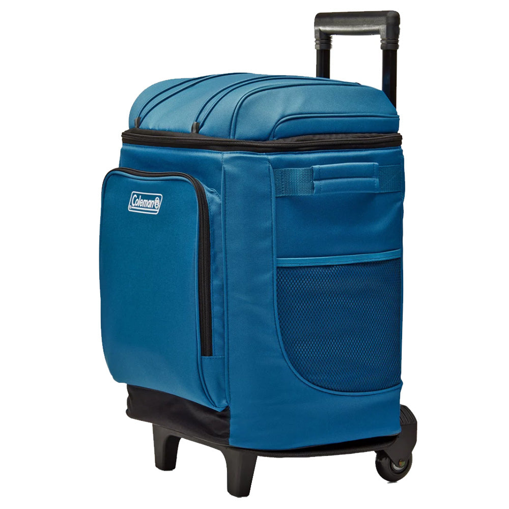 Coleman CHILLER 42-Can Soft-Sided Portable Cooler w/Wheels – Deep Ocean [2158120] Online Hot Sale