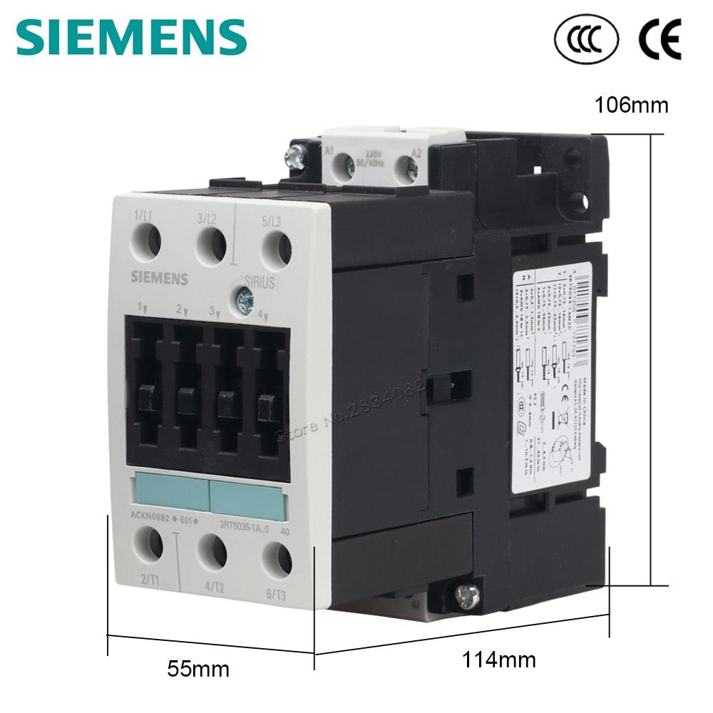 40A AC Contactor 220V 50/60Hz Coil Voltage AC 380V 3P 3NO Contactor 3RT5035-1AN20 SIEMENS Online Hot Sale