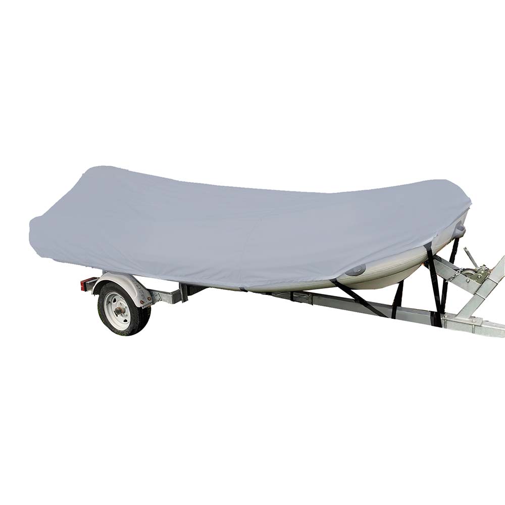 Carver Poly-Flex II Styled-to-Fit Boat Cover f/10.5 Blunt Nose Inflatable Boats – Grey [7INF10BF-10] Online now
