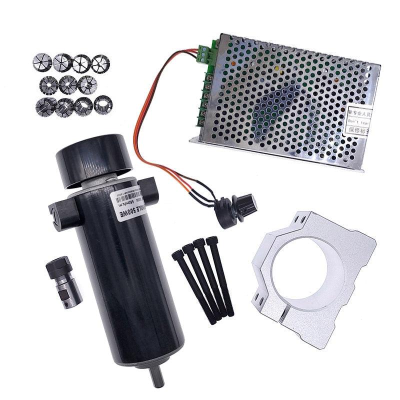 48V 500WE Dc Spindle Set 0~60V Adjustable speed Governor for carving machine Online Sale