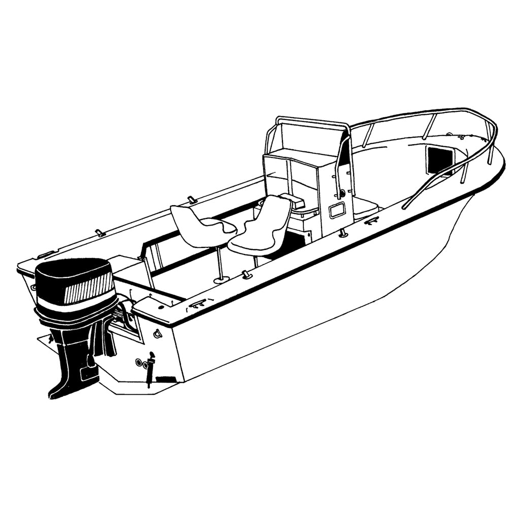 Carver Performance Poly-Guard Styled-to-Fit Boat Cover f/20.5 V-Hull Center Console Fishing Boat – Grey [70020P-10] Online Sale